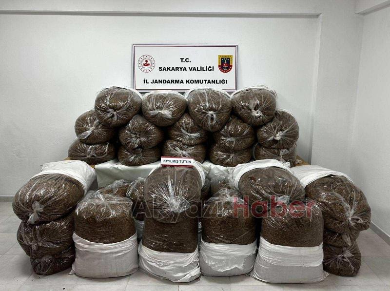 850 kilo kaçak tütün ele geçirildi