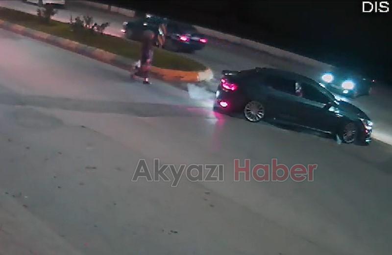 2 kişinin yaralandığı kaza kamerada