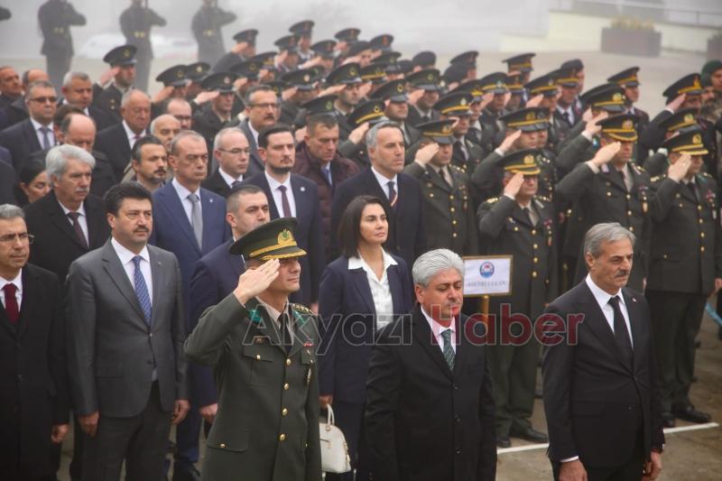 Büyük Önder Atatürk törenle anıldı