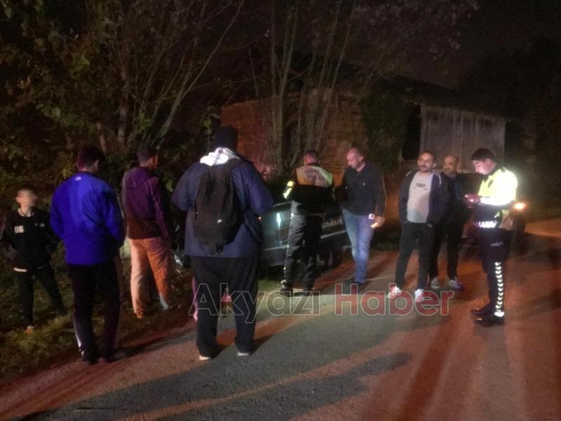 Ağaca çarpan otomobilin sürücüsü yaralandı