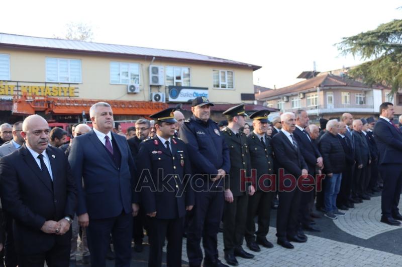 Akyazı da Büyük Önder Atatürk törenle anıldı