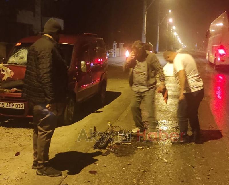 Caddede kaza 1 yaralı