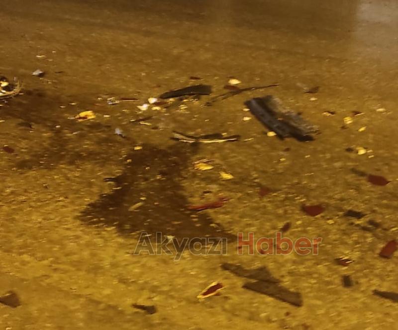 Caddede kaza 1 yaralı