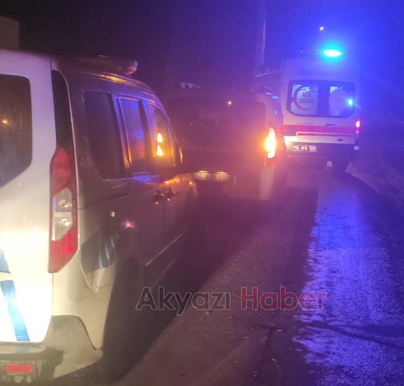 Caddede kaza 1 yaralı