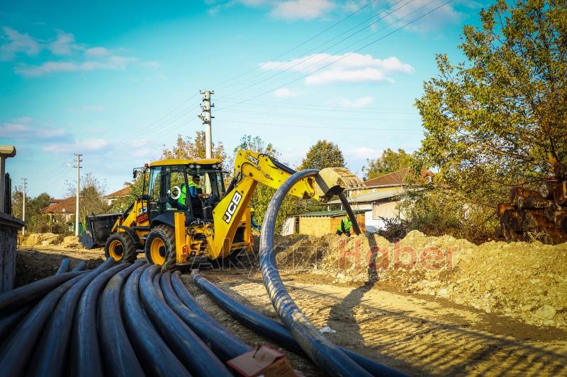 Karacasu Caddesi’nne içme suyu ve yağmur suyu hattı