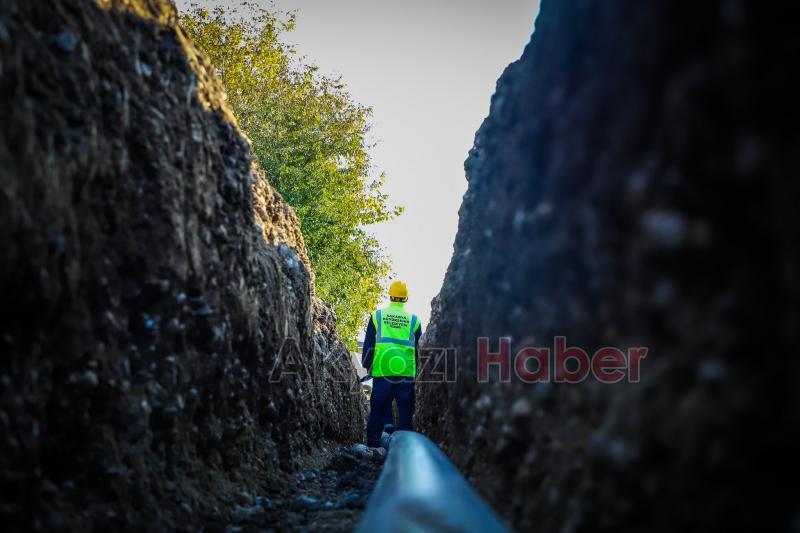 Karacasu Caddesi’nne içme suyu ve yağmur suyu hattı