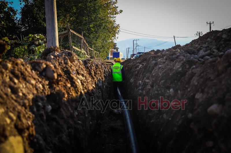 Karacasu Caddesi’nne içme suyu ve yağmur suyu hattı