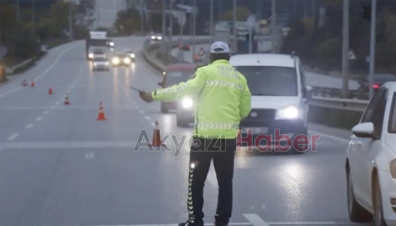 Trafikte 1 haftada 2 milyon 942 bin araç denetlendi