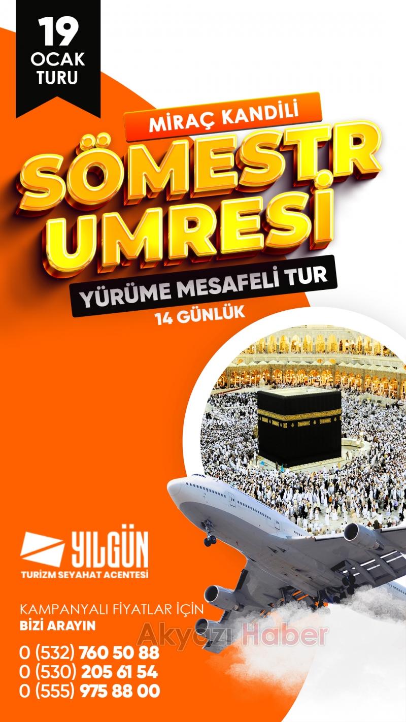 Miraç Kandili Özel Sömestr Umresi Yılgün Turizm’de!