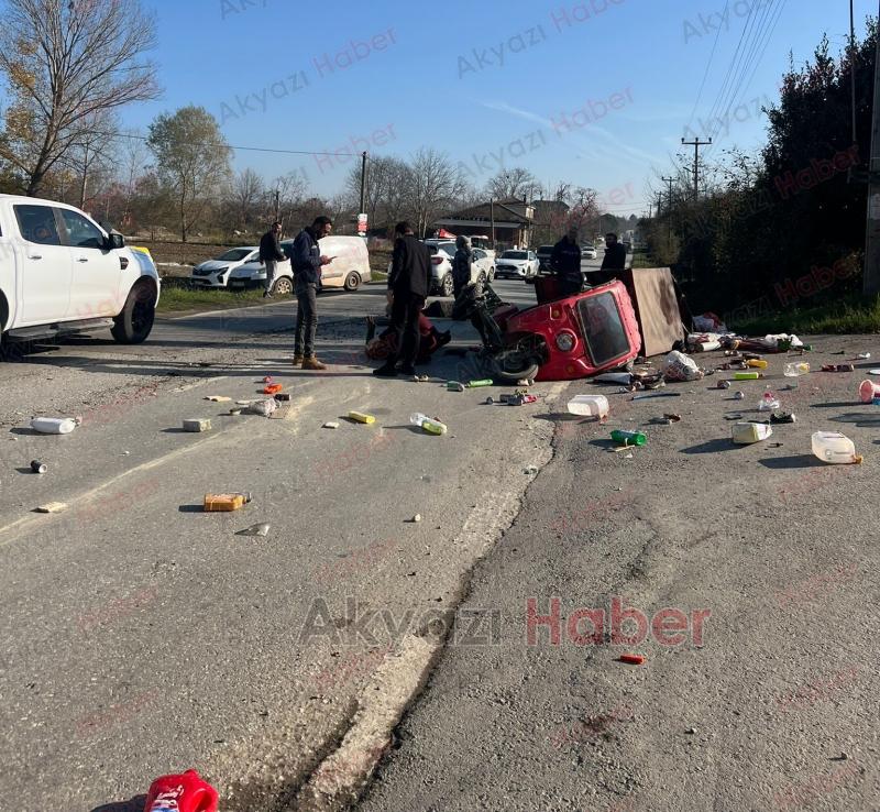 Feci kazada baba öldü, oğlu ağır yaralı