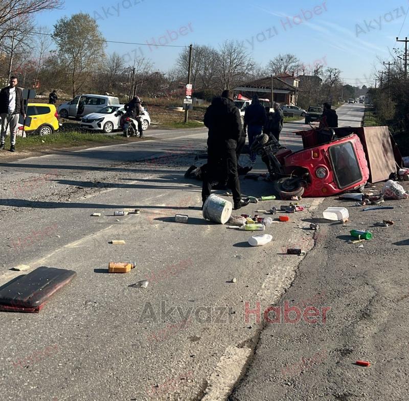 Feci kazada baba öldü, oğlu ağır yaralı