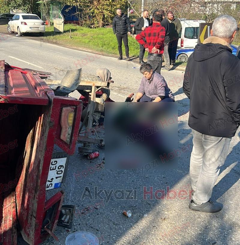 Feci kazada baba öldü, oğlu ağır yaralı