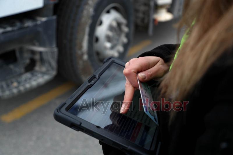 Sakarya'da ağır tonajlı araçlara yönelik denetim
