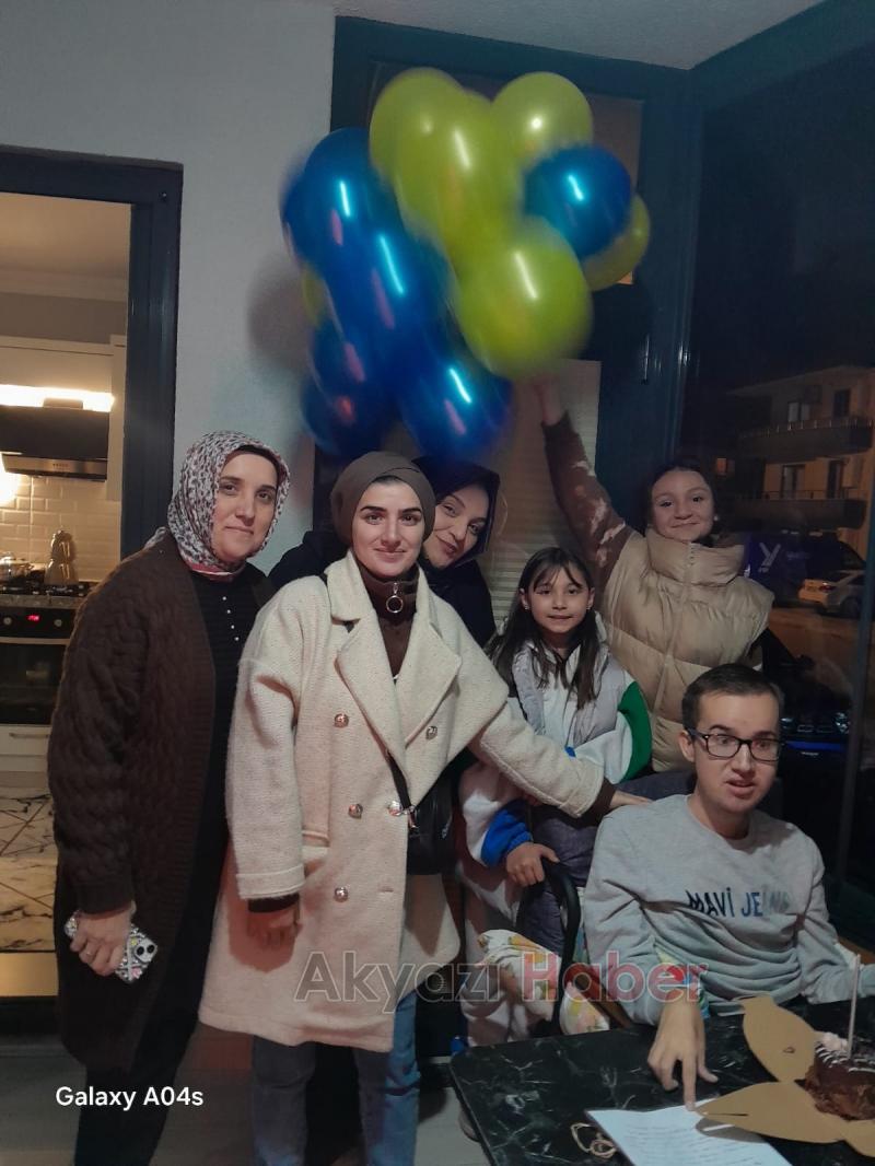 Kas hastası Halil Can'ın doğum günü sevinci