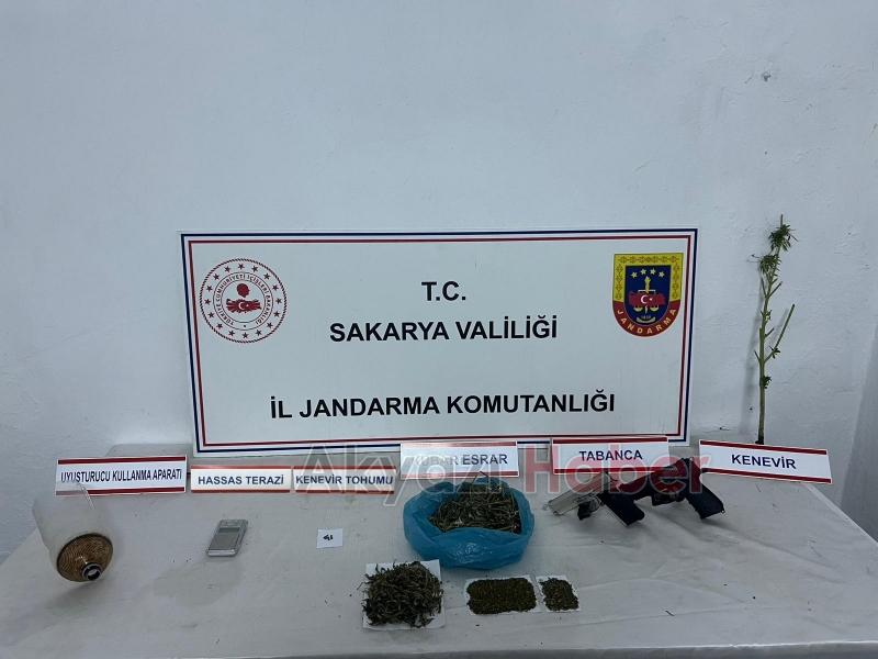 Akyazı'da polis ve jandarmadan uyuşturucuya darbe