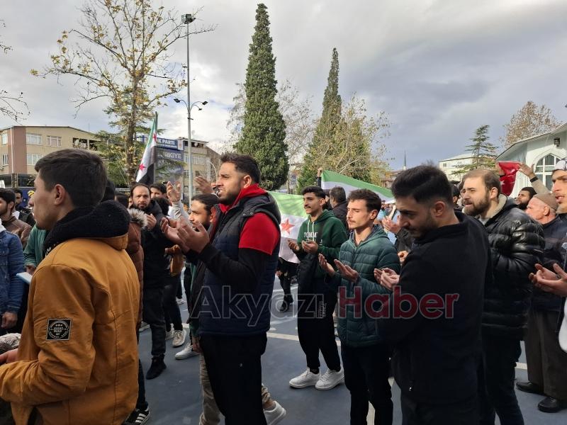 Akyazı daki Suriyeliler kutlama yaptı