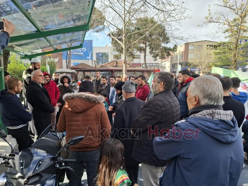 Akyazı daki Suriyeliler kutlama yaptı