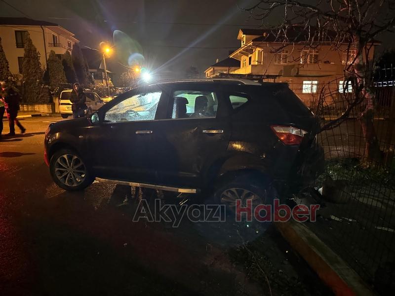 Cip ile hafif ticari araç çarpıştı