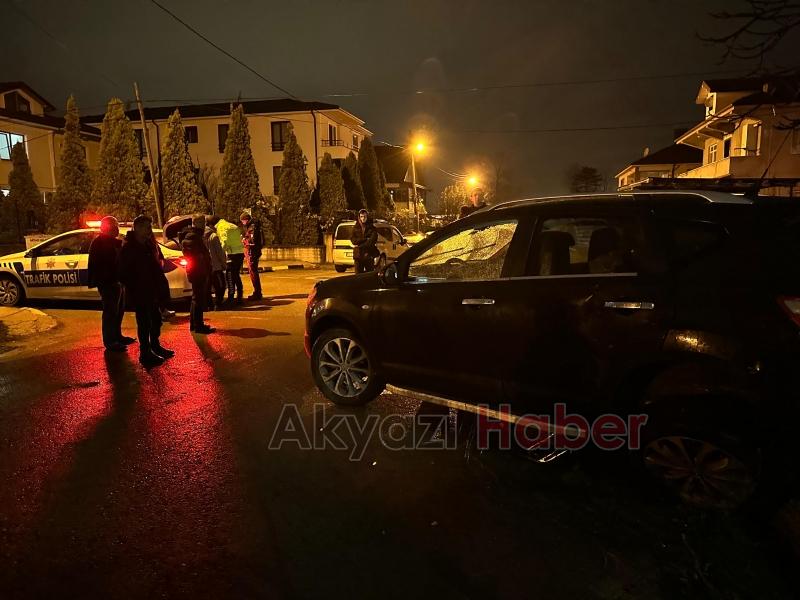 Cip ile hafif ticari araç çarpıştı