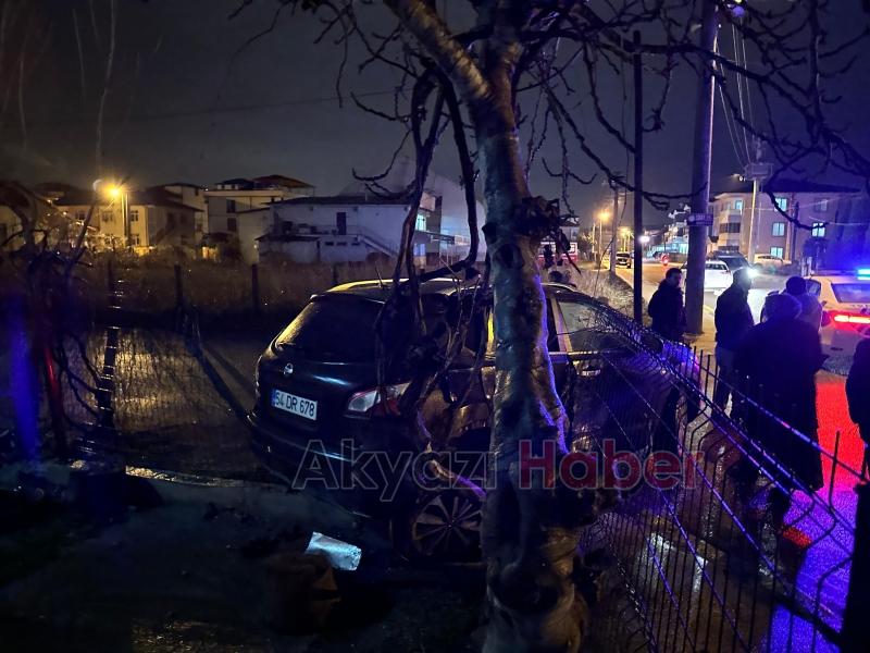 Cip ile hafif ticari araç çarpıştı