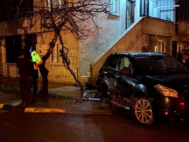 Cip ile hafif ticari araç çarpıştı