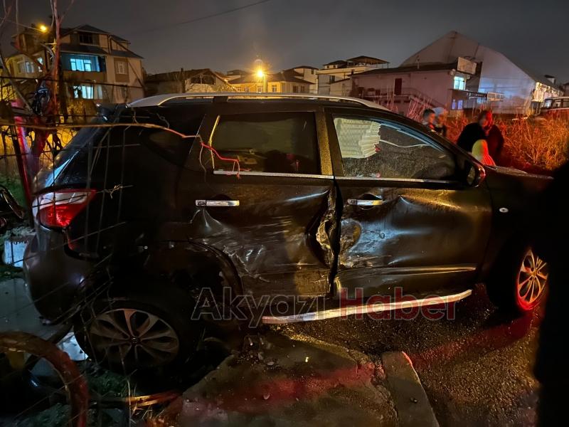 Cip ile hafif ticari araç çarpıştı