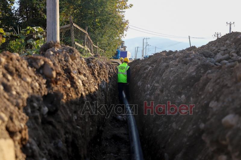 Karacasu Caddesi’nde altyapı tamam