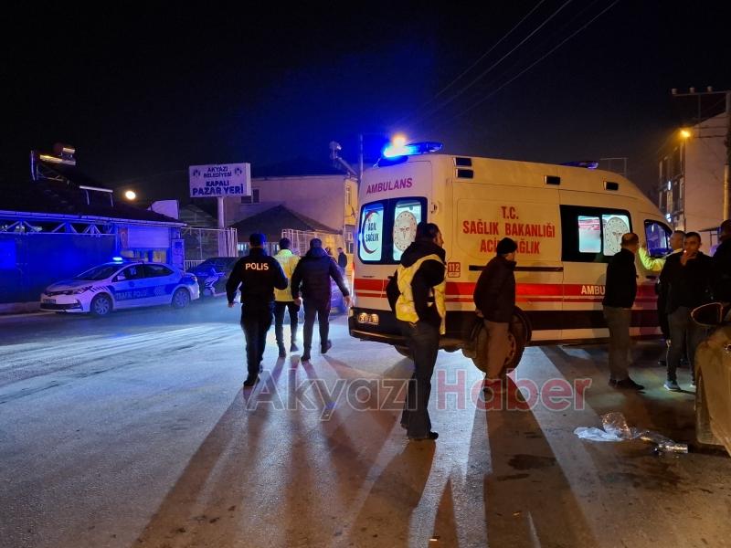 Yaşlı Kadın Ticari Taksiye Çarptı