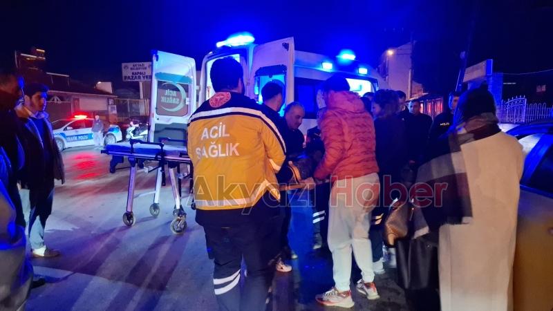 Yaşlı Kadın Ticari Taksiye Çarptı