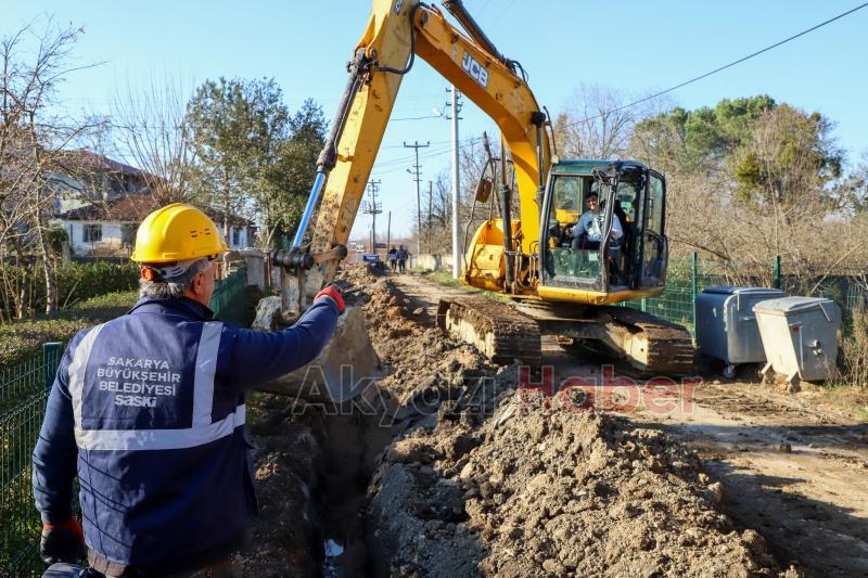SASKİ'den Mesudiye'de alt yapı çalışması
