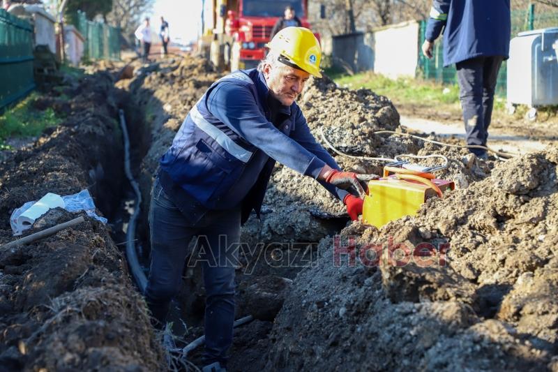 SASKİ'den Mesudiye'de alt yapı çalışması
