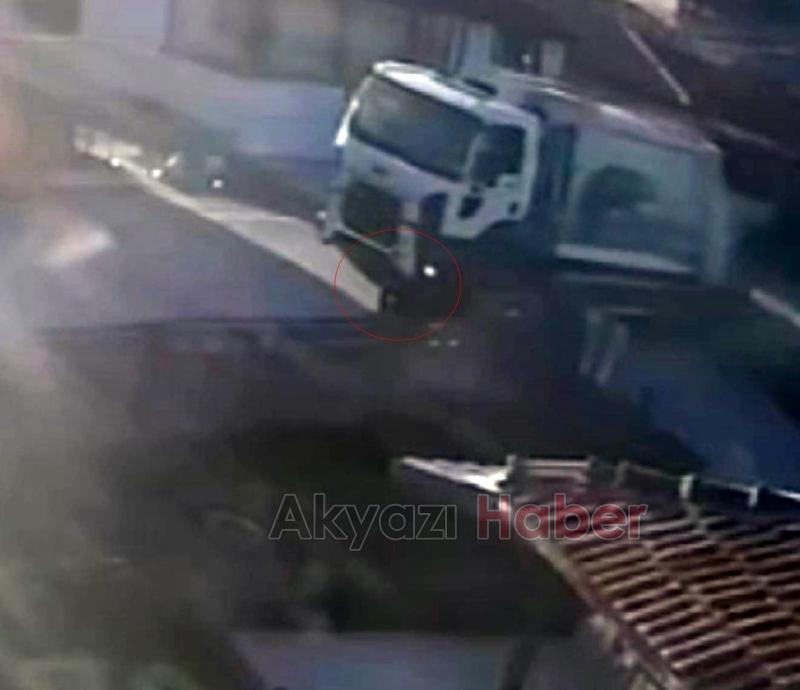 İki çocuk annesinin öldüğü kaza kamerada