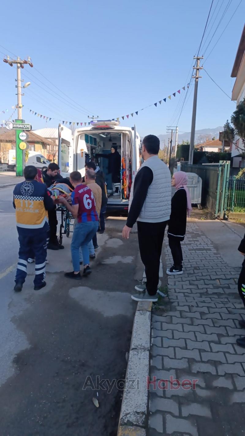 Batakköy yolunda kaza 1 yaralı