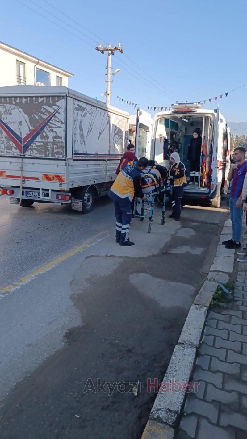 Batakköy yolunda kaza 1 yaralı