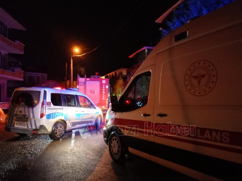 Yangın ihbarına gelen ekipleri şaşırtan olay