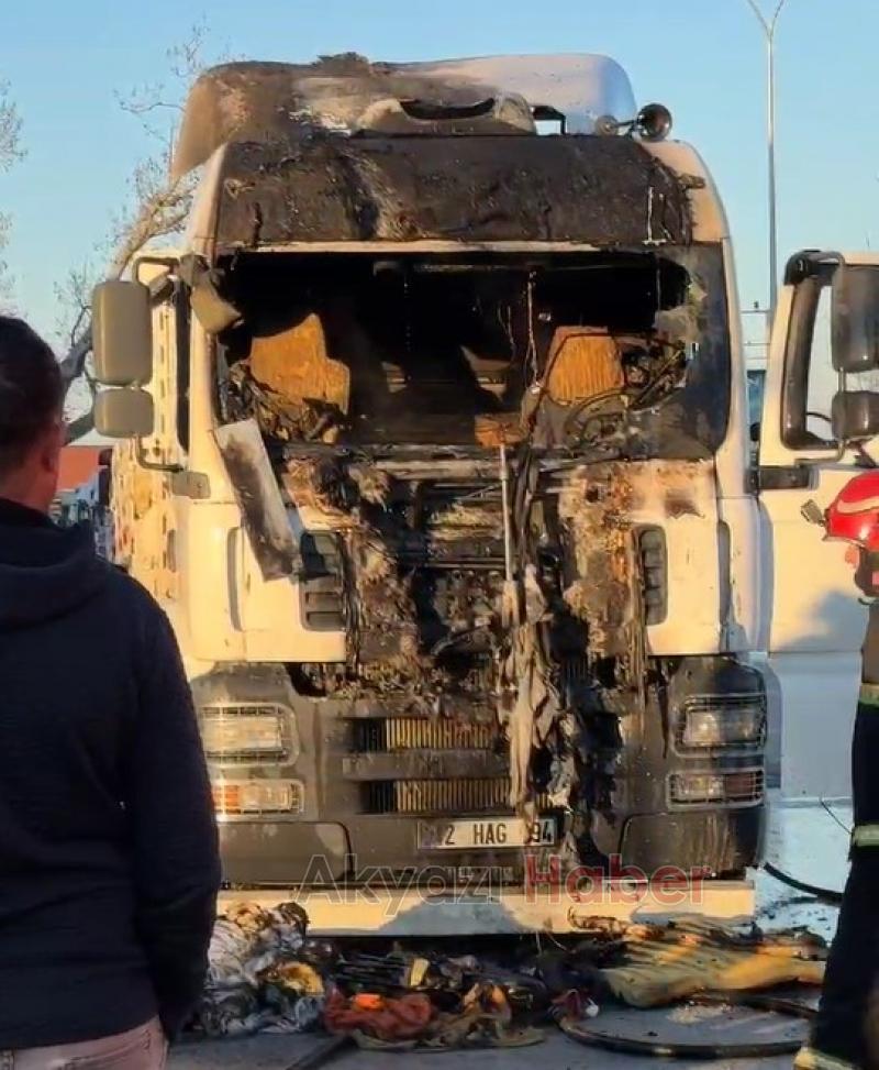 OSB de tır yangını