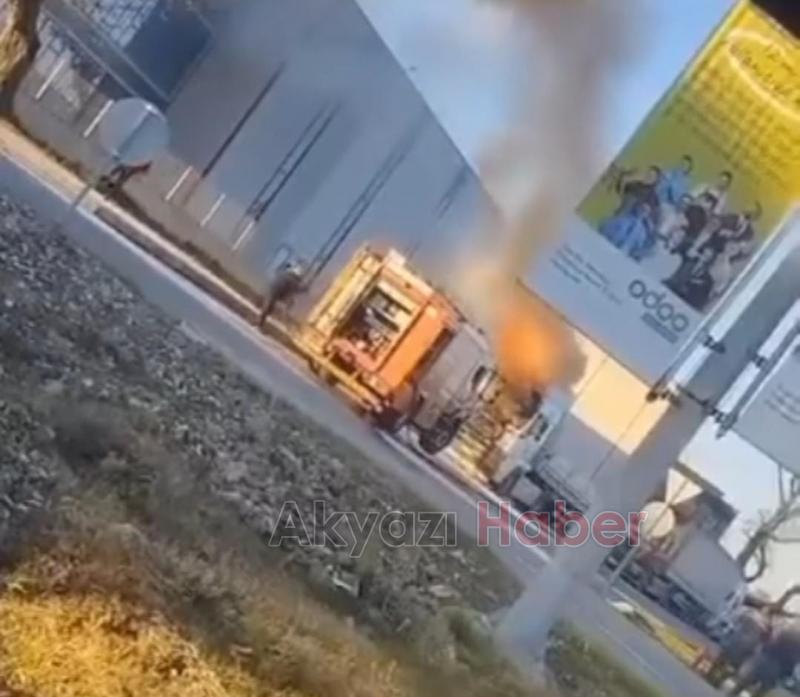 OSB de tır yangını