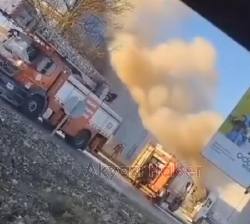 OSB de tır yangını