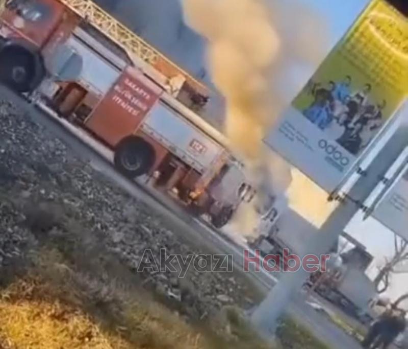 OSB de tır yangını