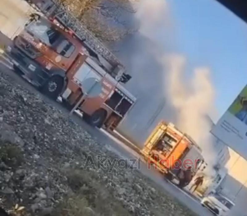 OSB de tır yangını