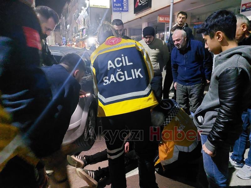 Bisikletli çocuk kazada yaralandı