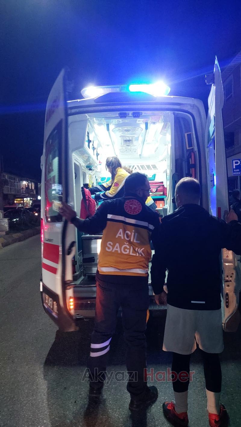 Bisikletli çocuk kazada yaralandı