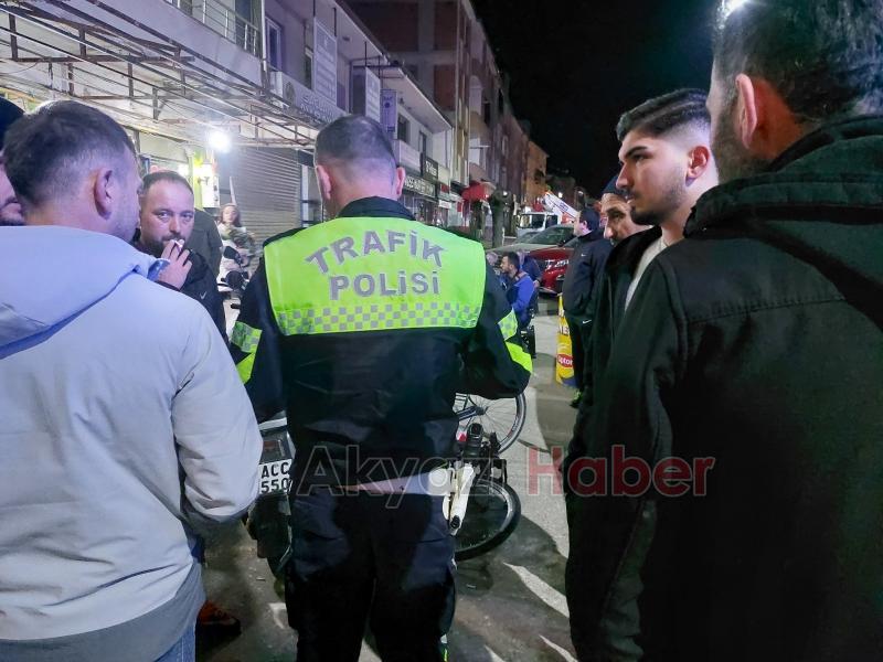 Bisikletli çocuk kazada yaralandı