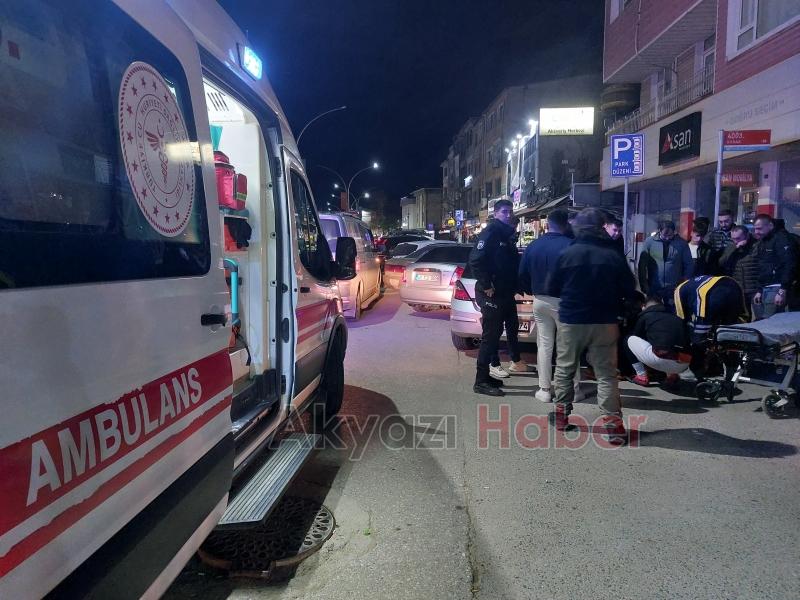 Bisikletli çocuk kazada yaralandı