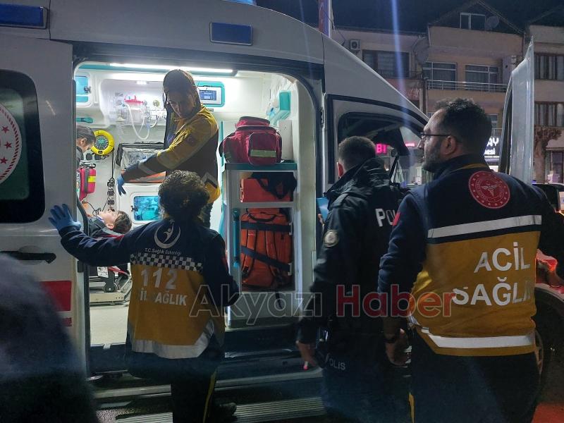 Bisikletli çocuk kazada yaralandı