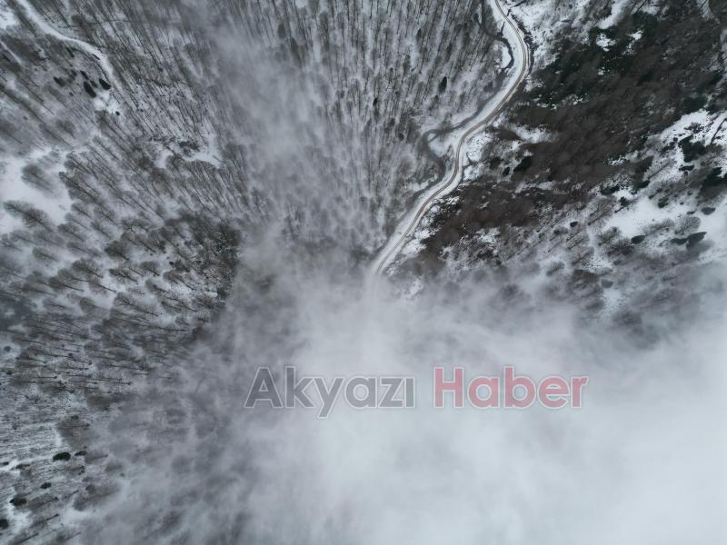 Sultanpınar Yaylası ndan kar fotoğrafları