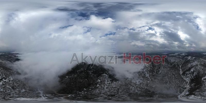 Sultanpınar Yaylası ndan kar fotoğrafları