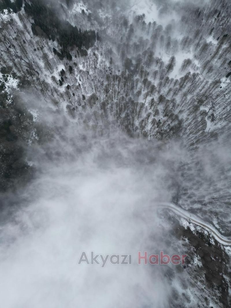 Sultanpınar Yaylası ndan kar fotoğrafları