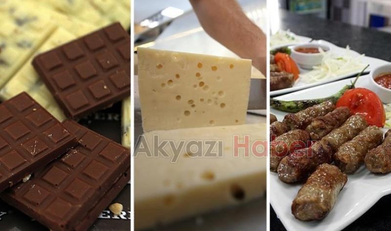 Bakanlık ifşa etti: Çikolata, peynir, kahve, kıyma, köfte