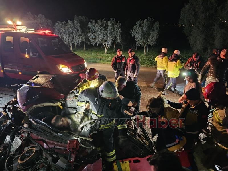 Sakarya'ya mandalina getiren tır kaza yaptı: 1 ölü, 2 yaralı